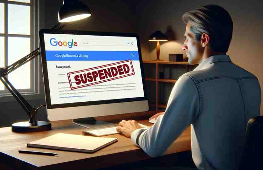 Identifying a Suspended Google Business Listing