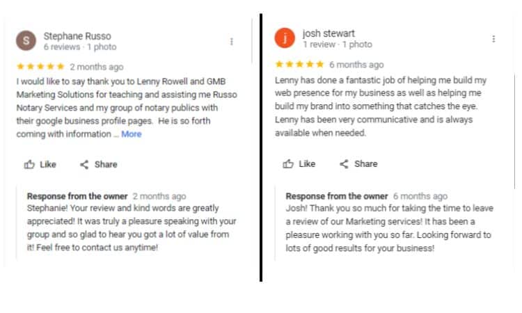 Client Success Stories reviews